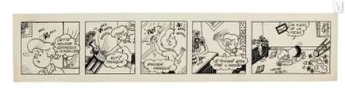 Dubois, Claude (1934... | Mouche - Strip original humoristique en 5 cases paru... | Maison Good