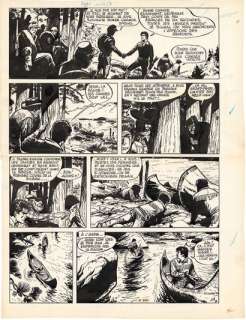 Jijé (1914-1980) | Jerry Spring - Fort Red Stone Encre de Chine sur papier... | Tessier Sarrou