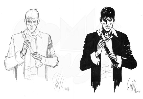 Claudio Stassi | Dylan Dog con clarinetto | Comic House