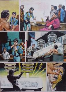 Lawrence, Don - Originele pagina in kleur (p.4) - Trigië - The fiendish experiment / De gestolen formule  - Page volante - (1972) | Catawiki