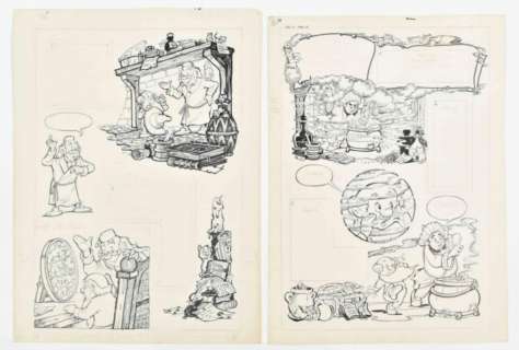 [ORIGINAL BOOK & COMIC BOOK ARTWORK] PHINY DICK (1912-1990) | Zwiggelaar Auctions