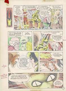  - Mustang T64 - Photonik - Planche originale avec calque couleurs (p.5) - (1981) 