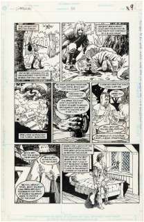 "SANDMAN" VOL. 2 #38 COMIC BOOK PAGE ORIGINAL ART BY DUNCAN EAGLESON. | Hake’s
