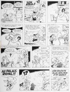 Remacle, Marcel (192... | Planche originale encre de chine Vieux Nick et Barbe... | Stanley’s Auction