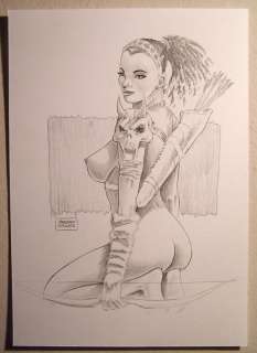 Pin Up - De Luca - original artwork - Page volante - EO - (2019) | Catawiki