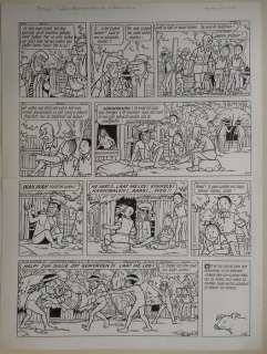 Suske en Wiske - Originele Pagina (p.39) - De mompelende mummie - (1998) | Catawiki