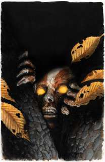 "HARROW COUNTY" #9 COVER ORIGINAL ART BY TYLER CROOK.