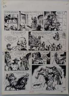 Derib - Originele pagina - Arnaud de Casteloup - La fille du braconnier - (1976) | Catawiki