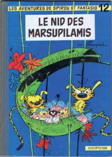 Spirou 11. Â«Le Nid du MarsupilamiÂ». FRANQUIN. Dupuis 1960 Cartonné dos | Tessier Sarrou
