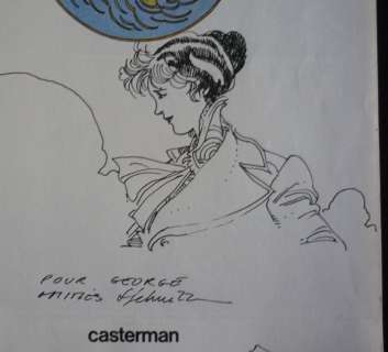 Schuiten, François - Dédicace originale - De Duistere Steden - De Muren van Samaris - (1983) | Catawiki