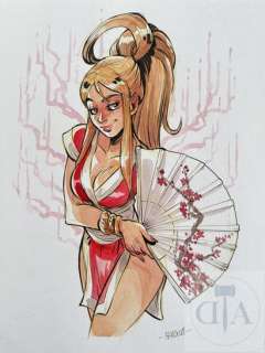 lot 365 - Barbucci/Ekho. Dessin origial réalisé pour un ex-libris…