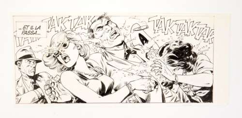 Mitton Jean Yves Case... | MITTON Jean Yves Case pour une série avec des gangsters Encre... | Vermot et Associés