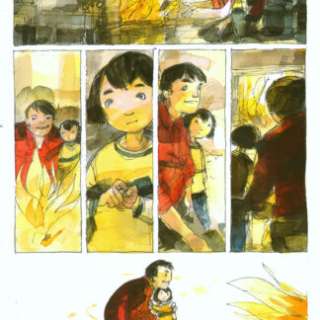 Vincent Bailly | Planche originale « mon père était boxe » | Atelier du 9ème art