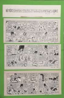 Pirlin et Pinpin - Bandeau de titre originale + 26 planches originales - Perlin et Pinpin aux pays des chansons. - (1954) | Catawiki