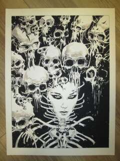  - Hellboy  - Dessin original en couleur ( Gouache ) - Hommage Ã  Mignola Univers Hellboy par  - thomas FRISANO 