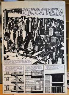 Mandrafina - original page "Giungla di Pietra" - Page volante | Catawiki