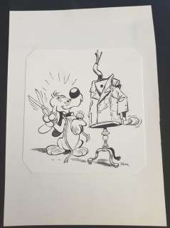 Boule & Bill -  Dessin original pour une publicité - Bill | Catawiki