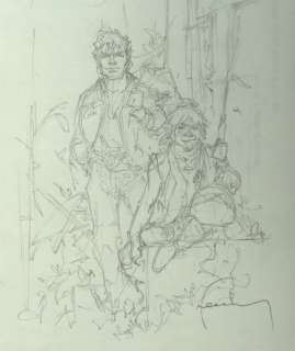 Hermann - Dessin original -  Projet pour une affiche ’Rencontres Saint Gery BRUXELLES’ - Jeremiah | Catawiki