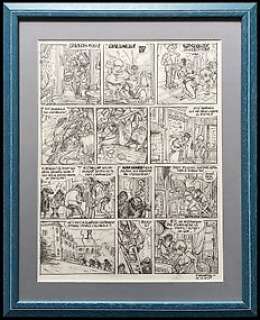 Walthéry, François  - Planche originale Ã  la mine de plomb (p.41) - Natacha - La Mer de Rochers (2002) | Catawiki