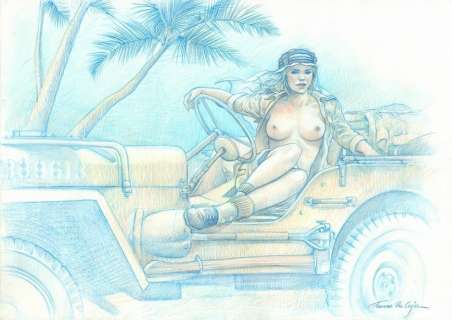 Du Caju. Illustration originale Saboteuses | BDEnchères