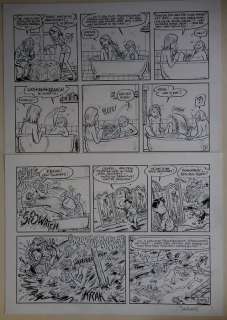 Bosschaert, Jan - Originele pagina (p.2) - De geverniste vernepelingskes - Gag ’Hilde De Baerdemaeker’ | Catawiki