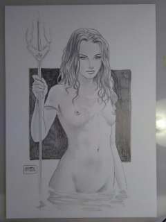 Pin Up - De Luca - original artwork - Page volante - (2019) | Catawiki