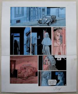 Renaud, Denauw - Originele pagina in kleur (p.41) - Inkt en bloed | Catawiki