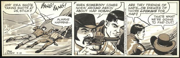 John Celardo | Buz Sawyer daily strip | Galerie Laqua