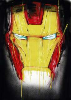 Iron Man  - Original Painting - 70 x 50 cm - Antistatik - Art original | Catawiki