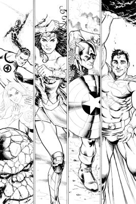Nicola Scott | Other DC Related Work - Superman/Spider-Man Page 004 | Nicola Scott