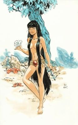 Meynet. Illustration originale Hommage à Thorgal | BDEnchères