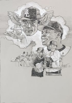 Drew Struzan | Angels in the Outfield | Galactic Gallery