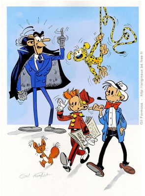 Gil Formosa, André Franquin (Concept), Michel Greg (Concept) | Spirou et FANTASIO | 2DGalleries