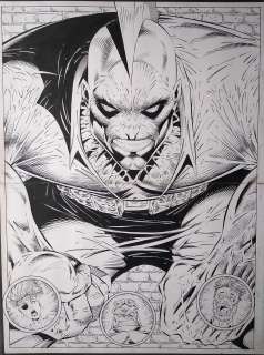 Rob Liefeld / Danny Miki - Badrock #1 Final Page Vertical DPS 17x22 1995