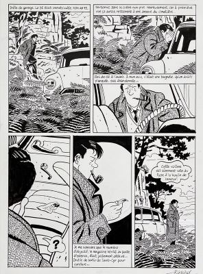 François Ravard, Jacques Tardi (Concept), Léo Malet (Scénariste) | Planche originale Nestor Burma | 2DGalleries