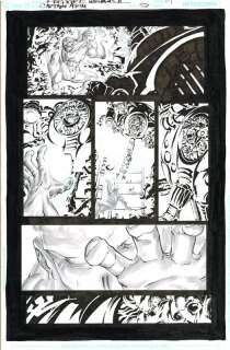 Freddie E. Williams II | Captain Atom (Issue 8 pg. 17) 11 x 17 | Freddie E. Williams II