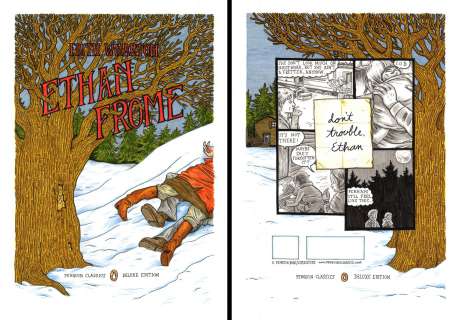 Jeffrey Brown - Ethan Frome - Front & Back Covers !!!