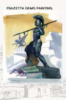 Steve Rude | Frazetta Livestream Watercolor Demo | Steve Rude