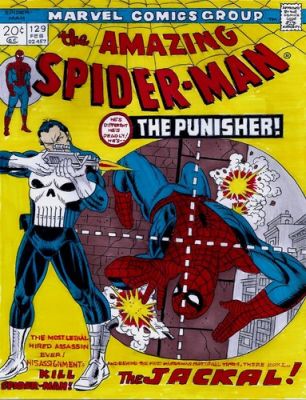 AMAZING SPIDER-MAN # 129 COVER RECREATION ORIGINAL COMIC COLOR ART ON CARD STOCK | eBay US (Buy It Now)