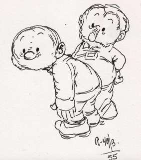 Dulieu, Jean (Oort, Jan van)  - Originele tekening - Paulus de Boskabouter - Paulus en Pieter | Catawiki