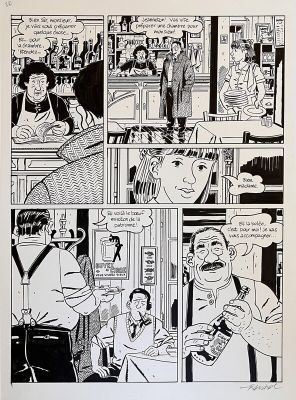 François François Ravard, Jacques Tardi (Concept), Léo Malet (Scénariste) | Planche originale Nestor Burma | 2DGalleries