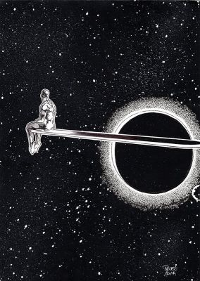 Claude Pelet | Silver Surfer-Alone | 2DGalleries
