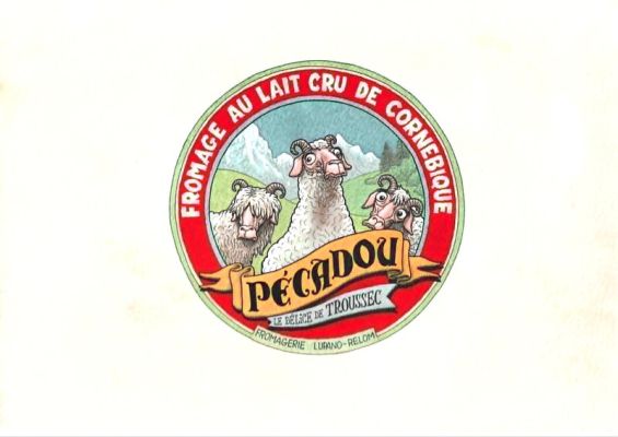 Relom, Wilfrid Lupano (Scénariste) | étiquette de fromage Pecadou | 2DGalleries