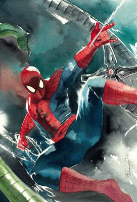 Denny Fernandez | Spider-Man Watercolor Illustration | Raremarq (Buy It Now)