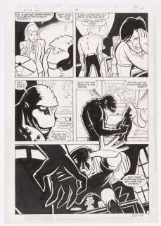 THE BATMAN AND ROBIN ADVENTURES #23 PAGE ORIGINAL ART BY BO HAMPTON. | Hake’s