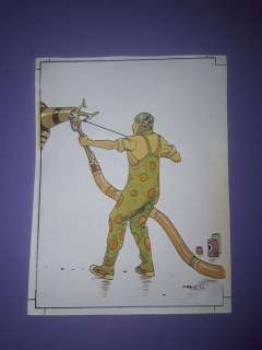 Moebius - Engineer Barnier - Mise en couleur - Page volante - (1992) | Catawiki