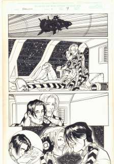 Chris Batista, Eric Cannon - Spaceknights #4 p. 7 - rom spinoff - 2001 signed