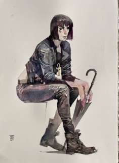 Alex Maleev - Death Sandman Month Illustration