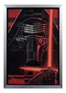 Kylo Ren Original Painting by Tim Rogerson | Diamond Galleries