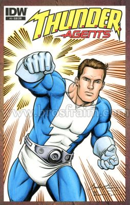 Brendon and Brian Fraim - THUNDER Agents Sketch Cover by the Fraim Bros.!